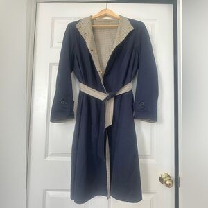 Vintage Nino Reversible Trench Coat Size M